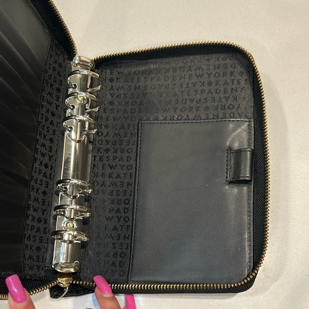 Kate Spade Black planner in great condition